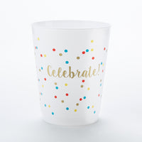 Thumbnail for Celebrate 14 oz. Stadium Cups (Set of 12) - Main Image | My Wedding Favors