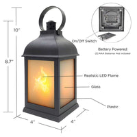 Vintage Decorative Lanterns Battery Powered LED, with 6 Hours