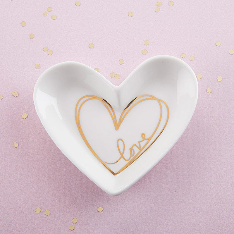 Heart Shaped Trinket Dish - Small - Main Image | My Wedding Favors