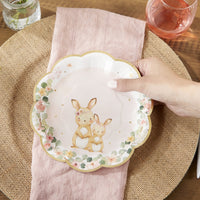 Thumbnail for Pink Woodland Baby 62 Piece Party Tableware Set (16 Guests) | 00265NA-KIT