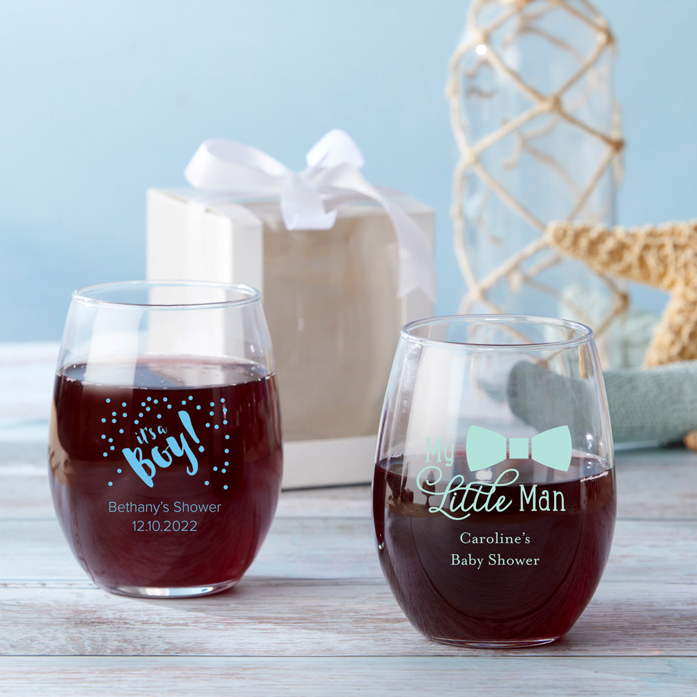 Buy Wedding Wine Tumbler Personalized , Wedding Wine Glass 16 Oz. Stemless  Tumbler, Wedding Gift Ideas - Center Gifts