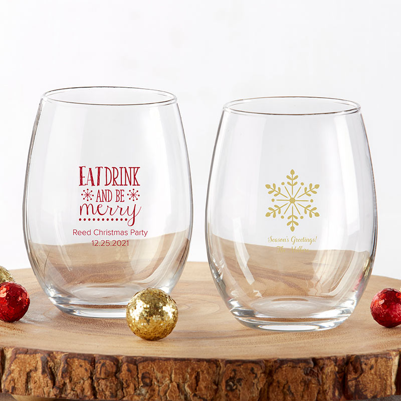 Wine Glass Personalized - set of 4 – Pretty Personal Gifts