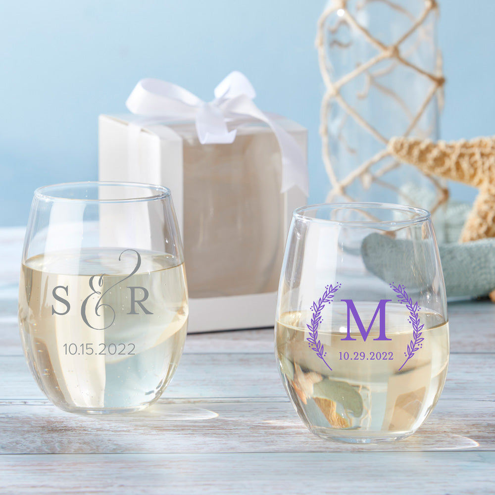 Custom Stemless wine glasses//friends gift//funny wine glass//bridesmaid  gift ideas//personalized wine glass//bridal party gift