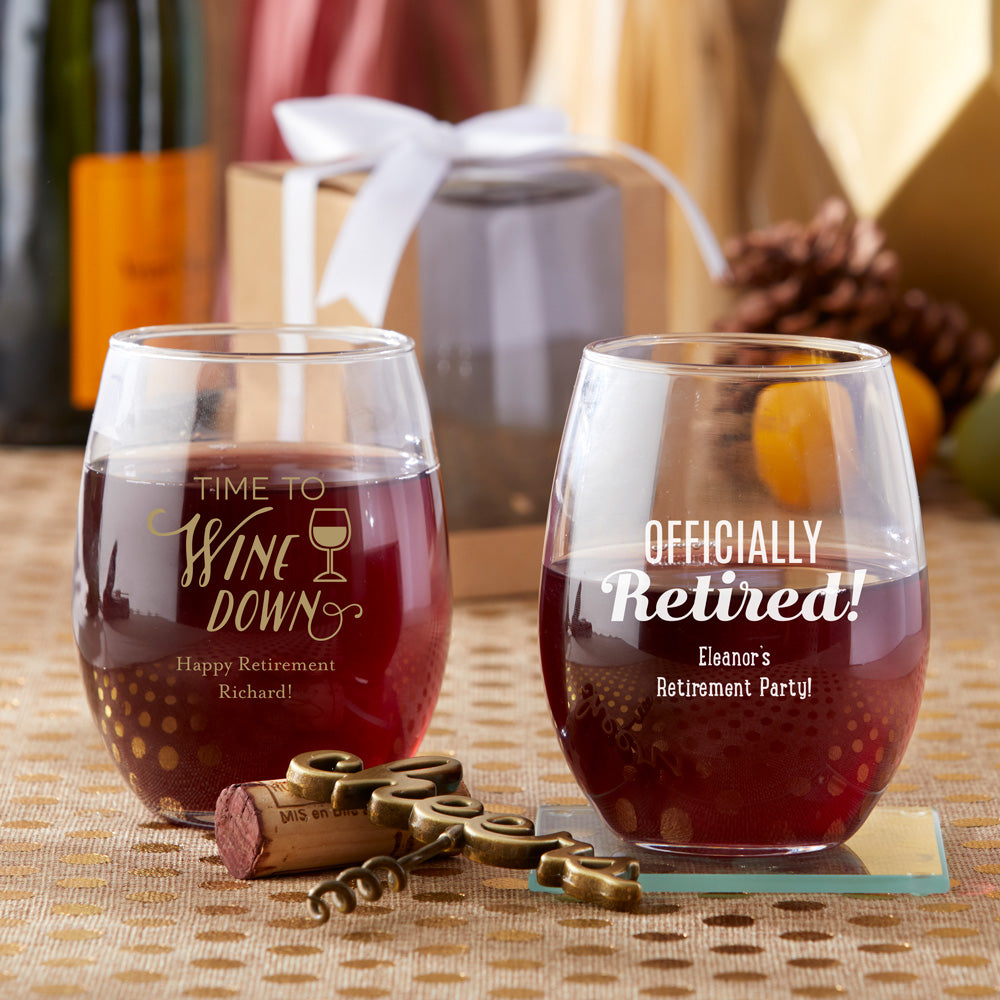 Funny Wine Glass | 15 oz Stemless Wine Glass