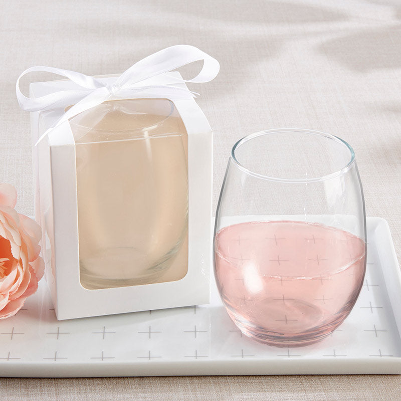 15 oz. Stemless Wine Glass - DIY (Set of 12)