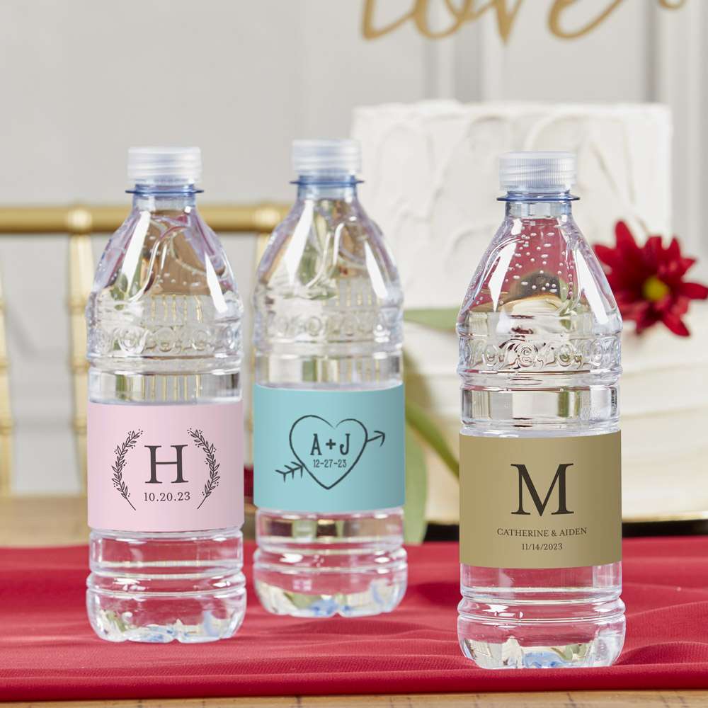 Personalized Happily Ever After Water Bottle Labels