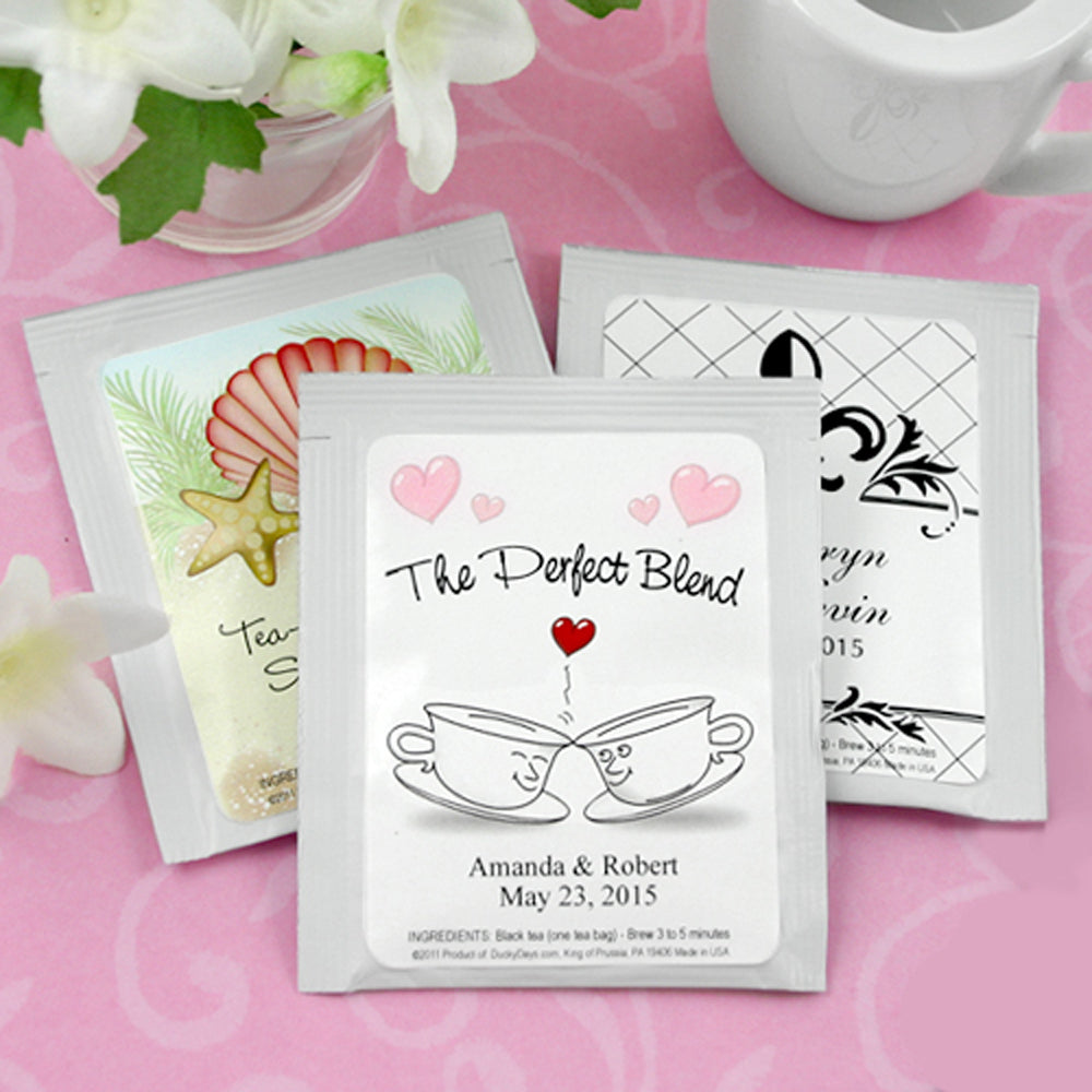 Tea-Bag Caddy - 4 Tea Bag Holders - Bridal Shower Favors by Kate Aspen