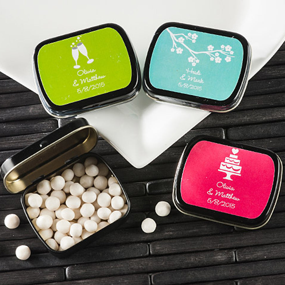 Black Mint Tin Box Boxes Small Gift From Yf20150307, $1.33