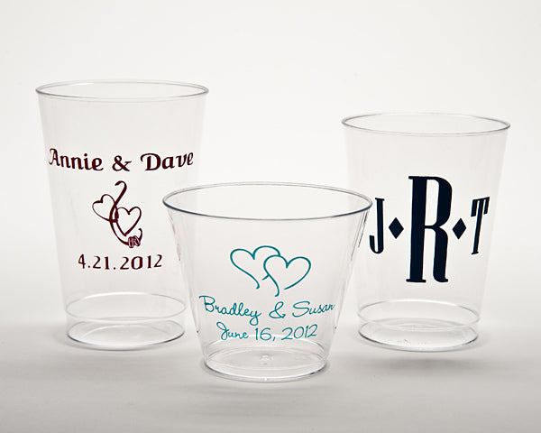 Personalized Plastic Cups (Many Designs Available)