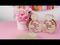Kraft Bridal Shower Game Card - Ring Shape (Set of 50)
